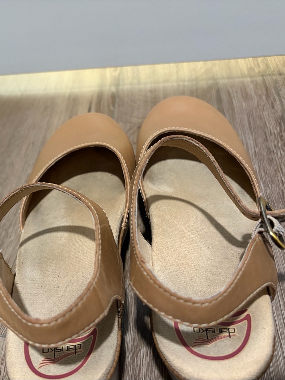 Dansko Sam Clogs in Sand Dollar Full Grain - Picture 5 of 8